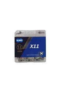 Цепь КМС Х11  1/2"х11/128" 118 зв. Silver/Black